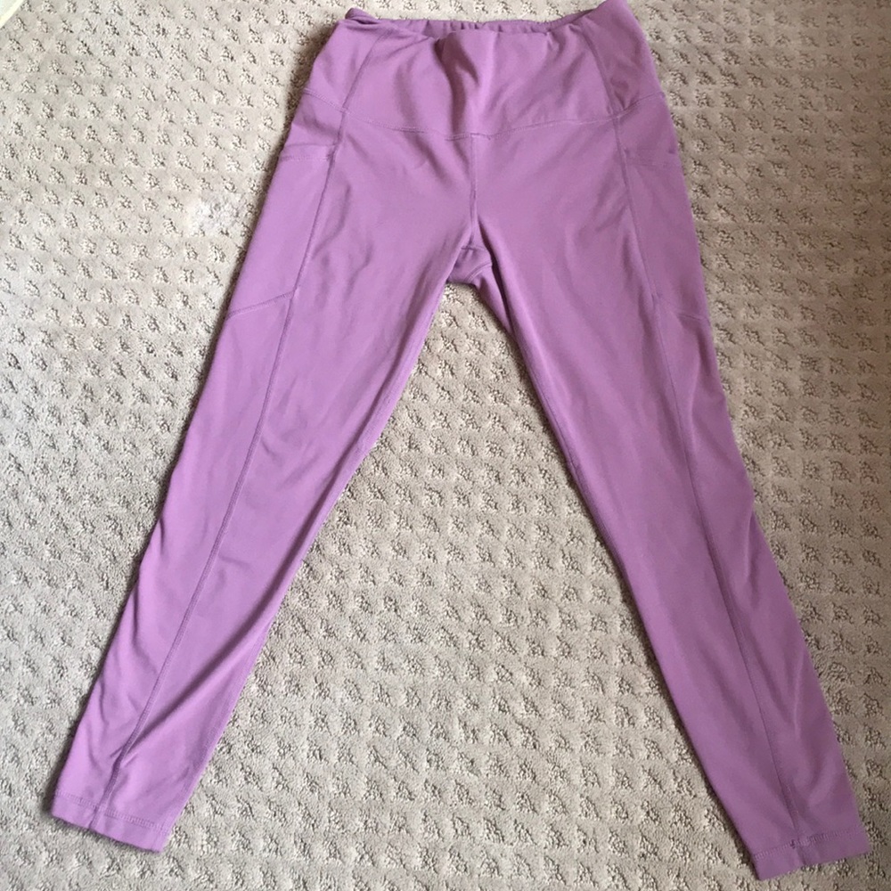 Mauve yoga tights